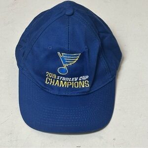 NHL NWT Blues Stanley Cup Champions Royal Blue Cap Hat